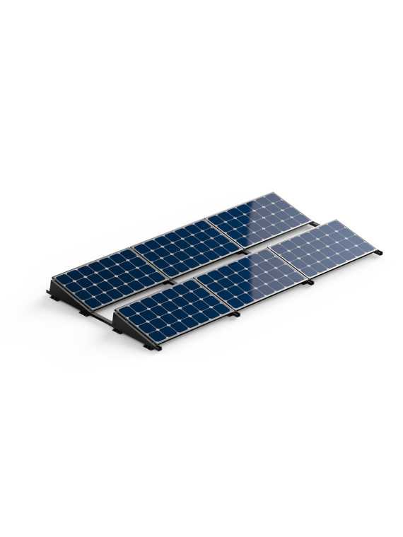 Configuración apaisada del sistema de montaje Blubase — vue 2