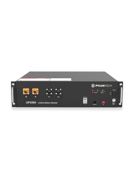Batterie lithium Pylontech UP2500 - 118 Ah 24 V lithium-ion phosphate 2,84 kWh – communication CAN/RS485