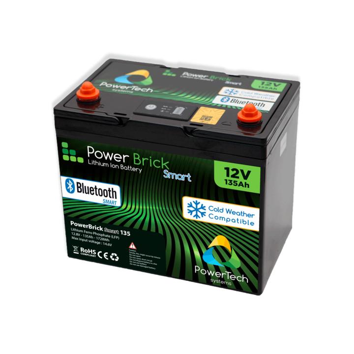 Batería de litio PowerBrick+ PB+B/H12/135 - 135 Ah 12,8 V LiFePO4 1,73 kWh – IP65