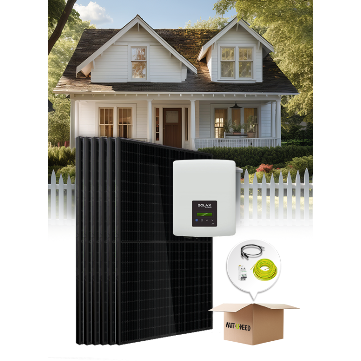 Kit 6 panneaux autoconsommation / réinjection 1500W sans stockage