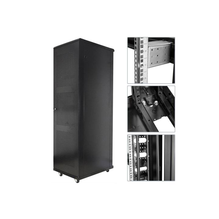 Armario rack 19'' sobre suelo 42U MobiRack — vue 2