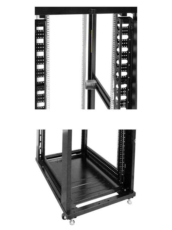 Armario rack 19'' sobre suelo 47U MobiRack — vue 3