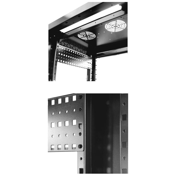19'' Rack-Schrank auf Fuß 47U MobiRack — vue 4
