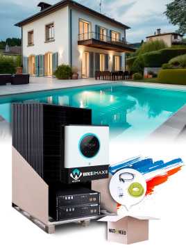 Solar Kit Self-Consumption 8.1 kWp – Mono 10 kW – Battery 4.80 kWh – Installed FR