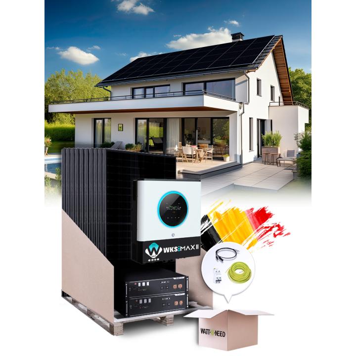 Kit Solaire Autoconsommation 8,1 kWc – Mono 10 kW – Batterie 4,80 kWh – Installé BE