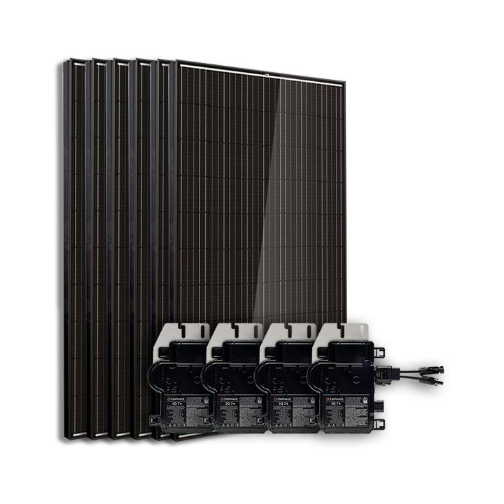 Set mit 6 Enphase-Modulen Eigenverbrauch / Rückspeisung ohne Speicherung