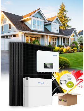 Solar Kit Self-Consumption 8.1 kWp – Tri 8 kW – Battery 5.12 kWh – Installed BE