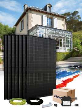 Kit autoconsommation 14 panneaux Solenso avec installation en France