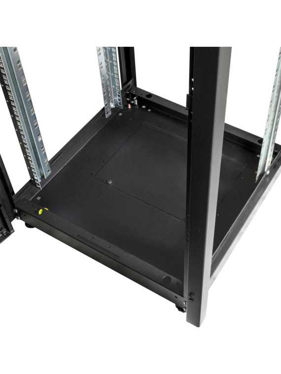 19'' 32U rack cabinet for pylontech black door and tempered glass — vue 3