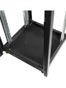 Armoire Rack 19'' 32U pour pylontech porte noire et verre trempé — vue 3