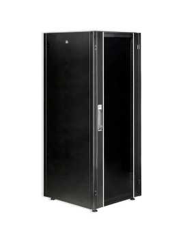 Armoire Rack 19'' 32U pour pylontech porte noire et verre trempé