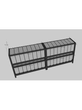 Rack tubulaire pour Pylontech — vue 4