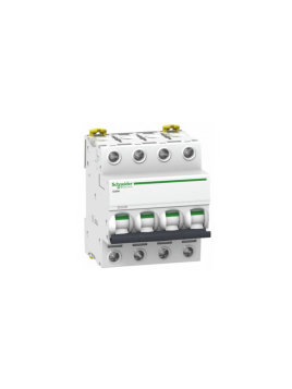 Disjoncteur Schneider Acti9 – 4P – 25A – Courbe C – 400V – Réf. R9F64425