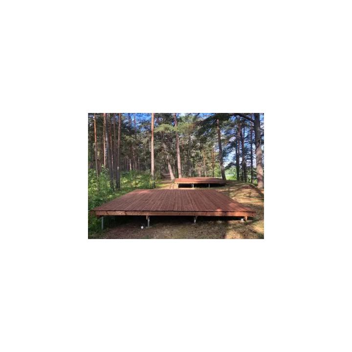 Foundation screw, profile M 1000 mm (M76), galvanised steel, hexagonal base with integrated support (EAN 07685 — vue 8