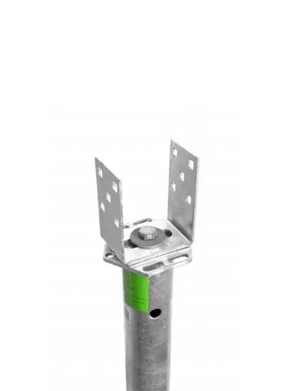 Adaptador ajustable de 100-160 mm para tornillos de cimentación y estructura de suelo — vue 5