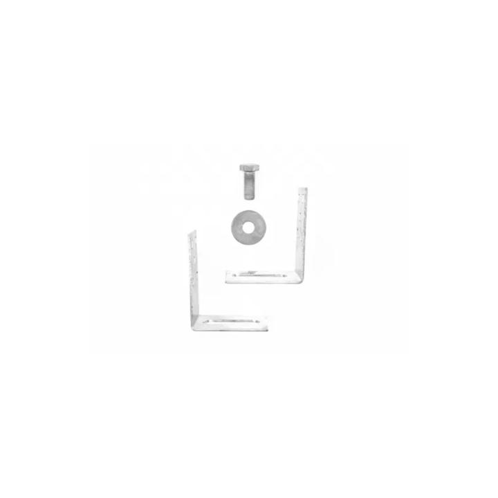 L-Adaptateur réglable 100-160mm pour vis de fondation et structure sol