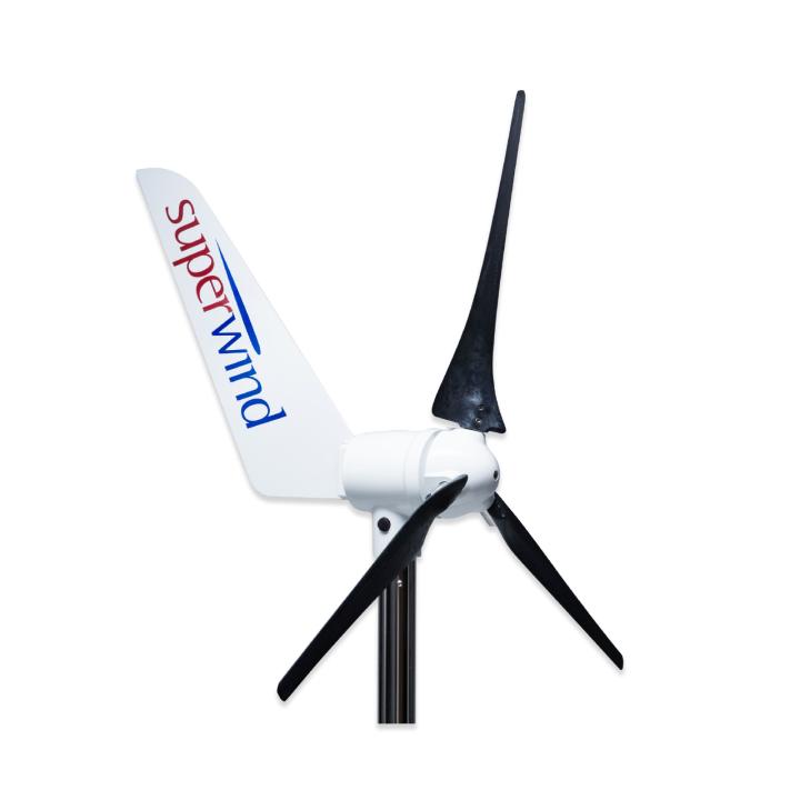 Windkraftanlage Superwind SW350-II Silent Power – 350 W – 12/24/48 V