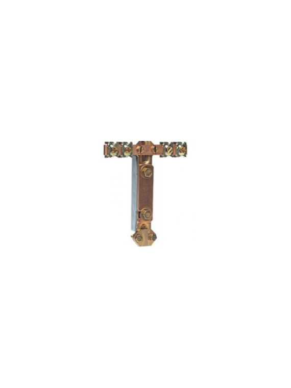 Barrette de Coupure Basse Terre T 45x10mm - Isolant Plastique Sans Platine
