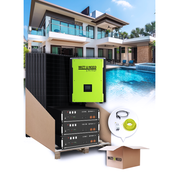 Kit Solar Autoconsumo 13,5 kWp – Tri 10 kW – Batería 4,80 kWh