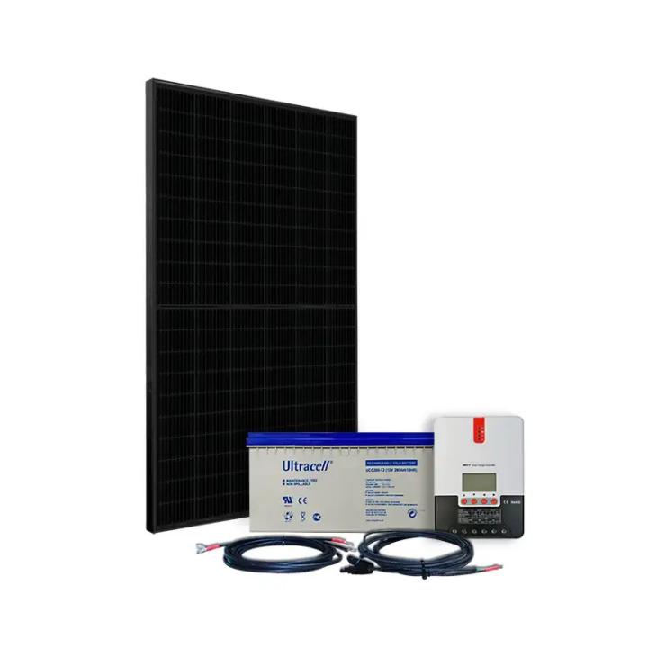 Zonnepaneel Kit Autonoom 12V – Lood Batterij — vue 2
