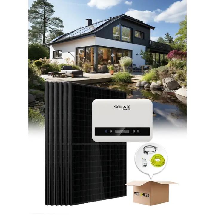 Kit 10 a 18 paneles, autoconsumo / reinyección 5kVa Solax sin almacenamiento