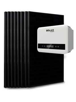 Kit 10 tot 18 panelen, zelfverbruik / herinjectie 5kVa Solax zonder opslag — vue 4
