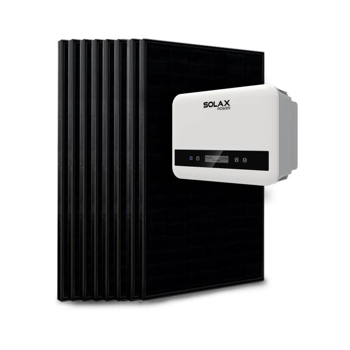 Kit 10 bis 18 Paneele, Eigenverbrauch/Rückspeisung 5kVa Solax ohne Speicher — vue 4