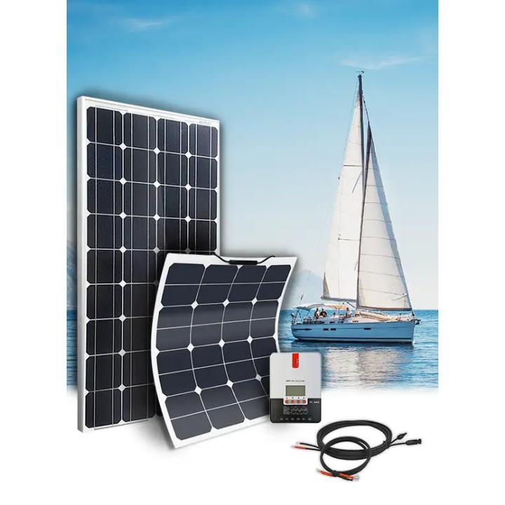 Kit solaire camping-car & bateau TAILLE M - 12V - configurable