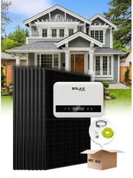Kit solar para autoconsumo/reinyección 4,5 kWp – Mono 3,0 kVA – sin almacenamiento