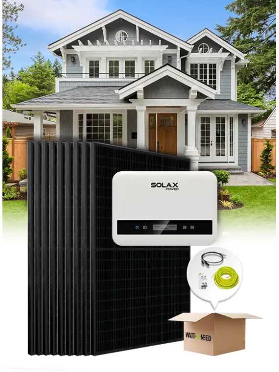 Kit solar para autoconsumo/reinyección 4,5 kWp – Mono 3,0 kVA – sin almacenamiento