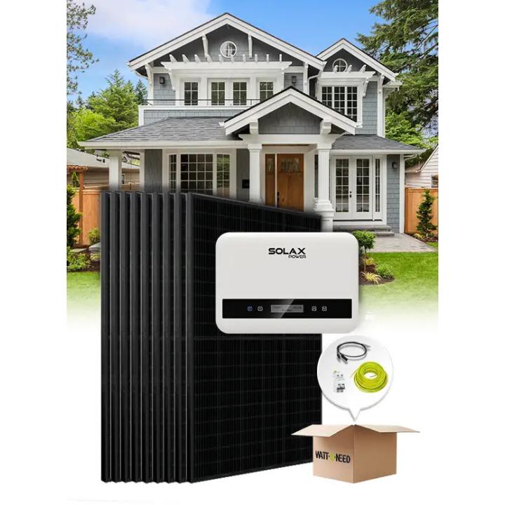 Kit solar para autoconsumo/reinyección 4,5 kWp – Mono 3,0 kVA – sin almacenamiento