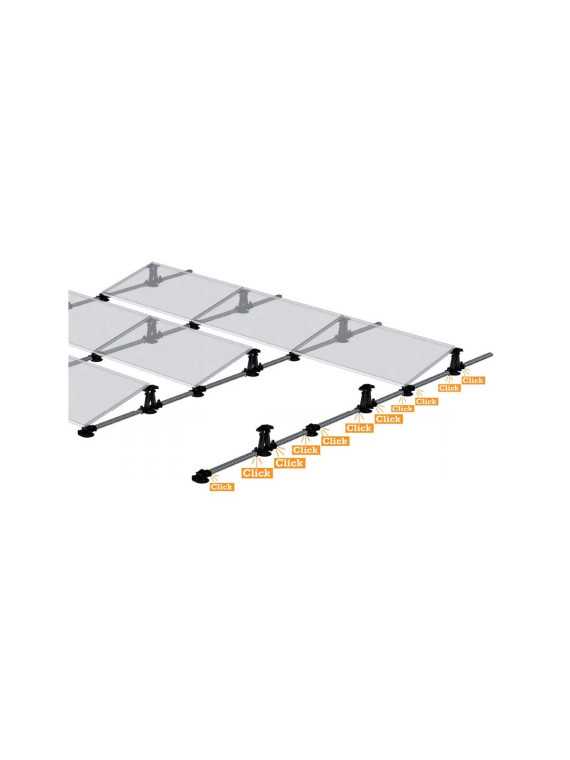 FlatFix plat dak systeem voor panelen van 105 tot 115 cm breed