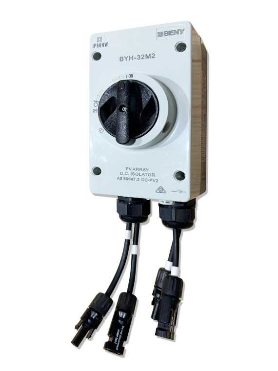 DC interruptor de aislamiento 2P 1000V 32A - con caja — vue 2