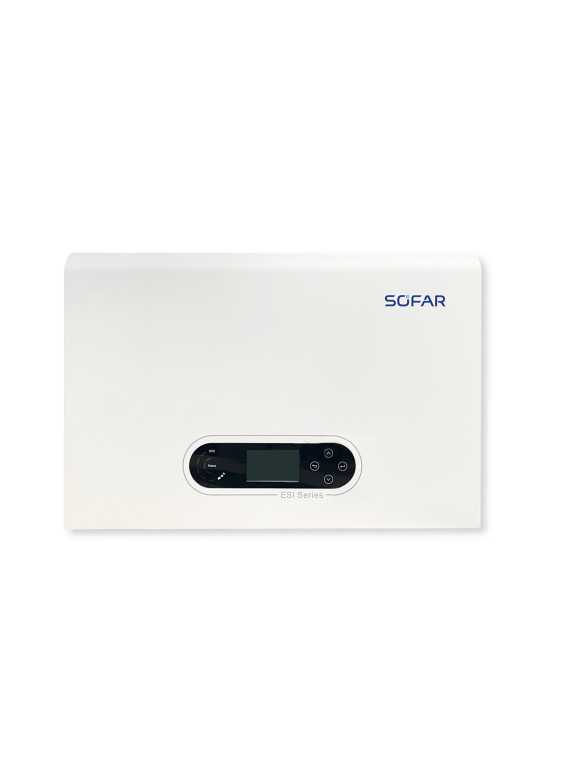Sofar Solar Mono 3 kW hybride omvormer – ESI-3K-S1 — vue 3