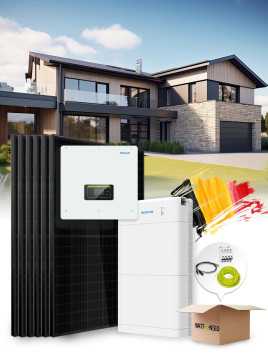 Solar-Kit Eigenverbrauch 11,3 kWp – Tri 10 kW – Batterie 5,12 kWh – Installiert BE