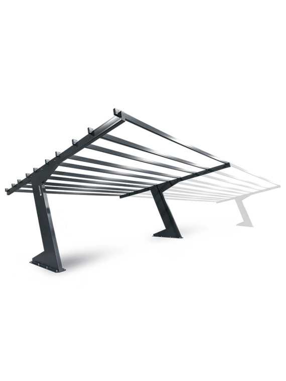 Carport Avrii SOL Integra 2 parkeerplaatsen