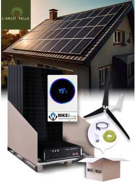 Kit Solar Aislado 2,7 kWp – Mono 5 kW – Batería 4,80 kWh