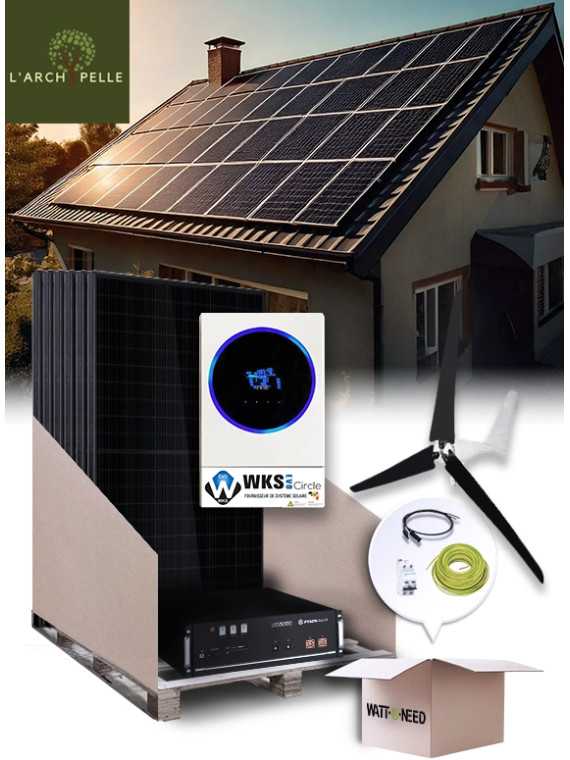 Kit fotovoltaico autónomo Archi'Pelle