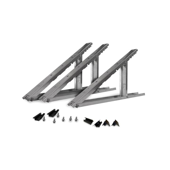 Kit de montaje de aluminio para 2 paneles solares