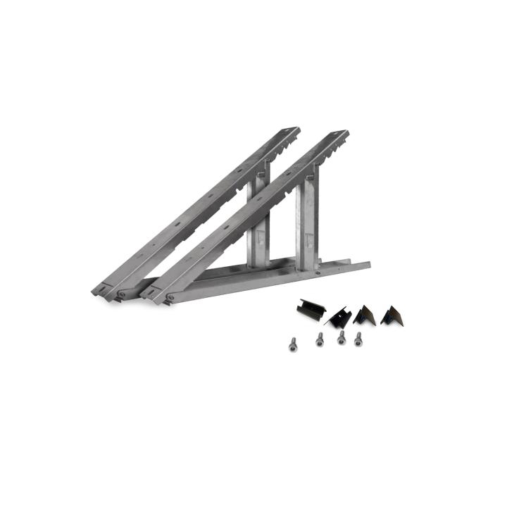 Aluminium montageset voor 1 zonnepaneel - 15-35° verstelbaar