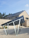 Carport photovoltaïque aluminium 15 panneaux