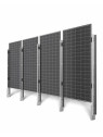 Solarzaun WS-A10P - Vertikales Bodenbefestigungssystem