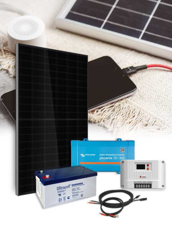 1-panel 500VA stand-alone kit with storage