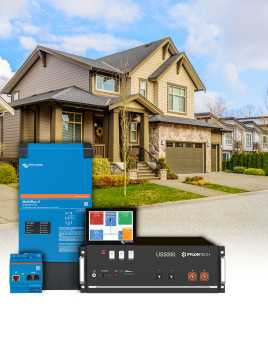 Wechselrichter-Set Mono 3 kW – Batterie 4,80 kWh – Victron