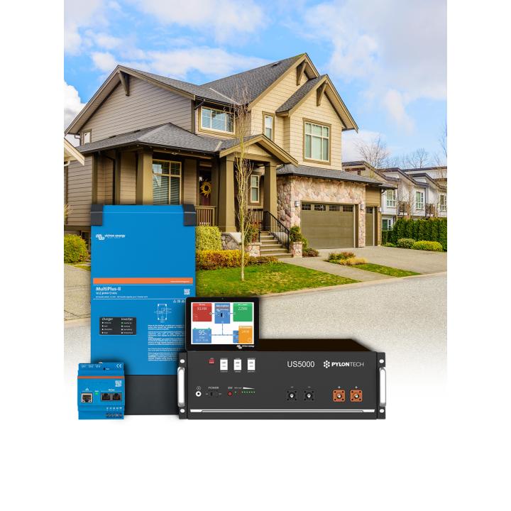 Pack Onduleur Mono 3 kW – Batterie 4,80 kWh – Victron