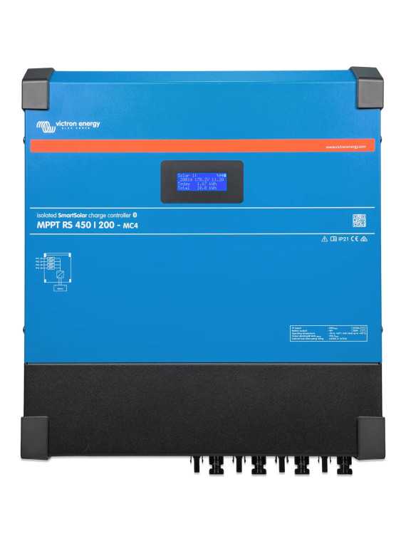 Victron SmartSolar MPPT RS 450/100 to 450/200 charge controller