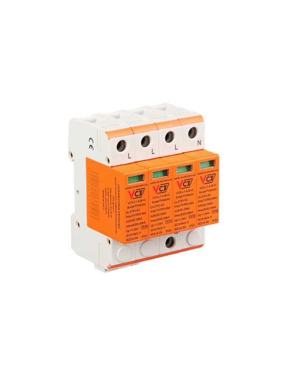 Descargador de sobretensiones B+C 4P VCX-L1 6kA