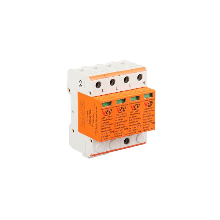 Descargador de sobretensiones B+C 4P VCX-L1 6kA