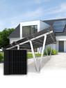 Aluminium fotovoltaïsche carport + 15 zonnepanelen 450Wp
