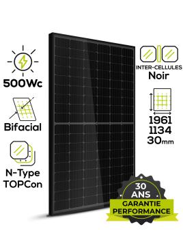 Leapton N-type 500Wp TOPCon bifacial Zonnepaneel met hoge intensiteit
